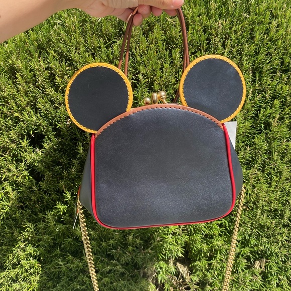 🎀Coach NWT Disney Mickey Mouse X Keith Haring Kisslock Bag - Picture 16 of 16